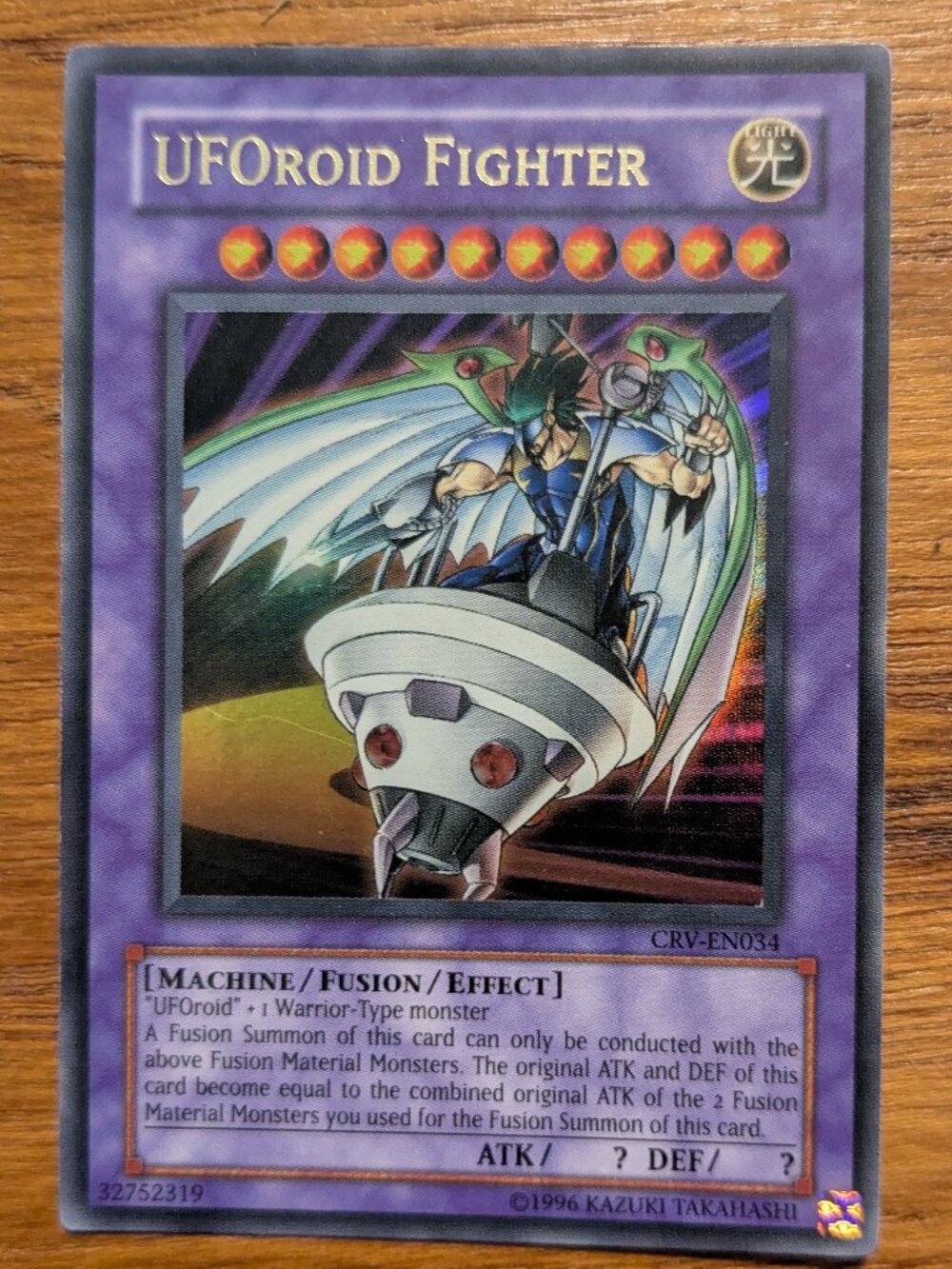 Yu-Gi-Oh! UFOroid Fighter - CRV-EN034 - Ultra Rare - Unlimited Edition